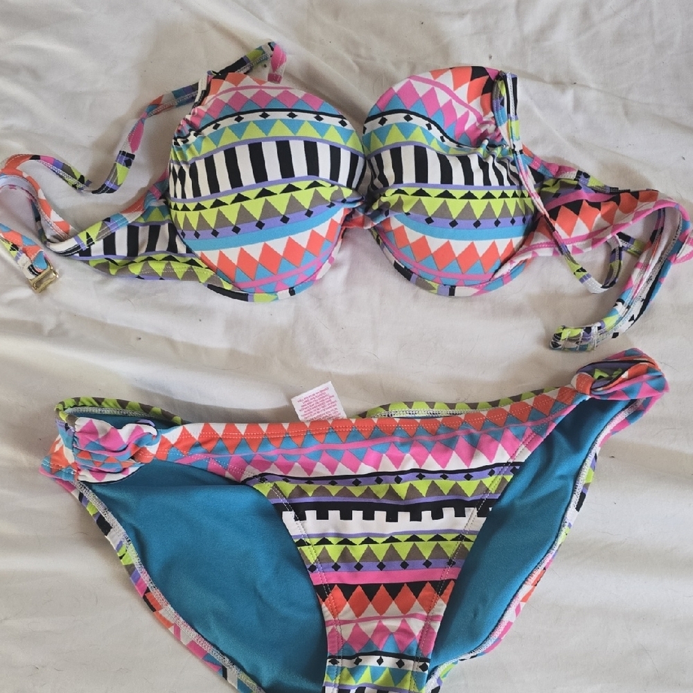 Colorful Geometric Bikini Set